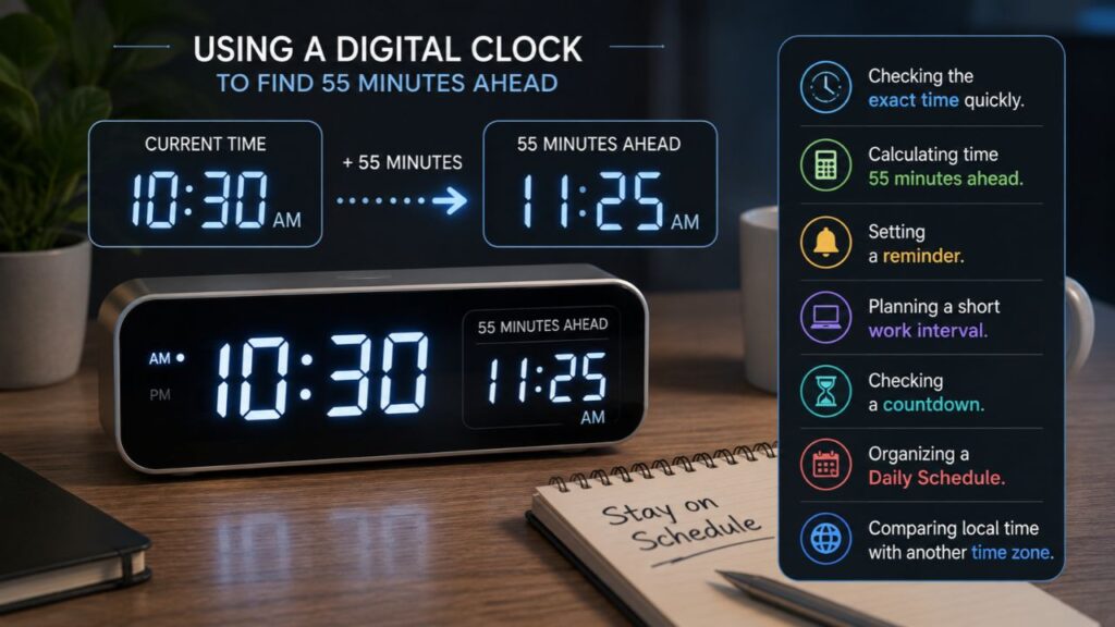 using-a-digital-clock-to-find-55-minutes-ahead