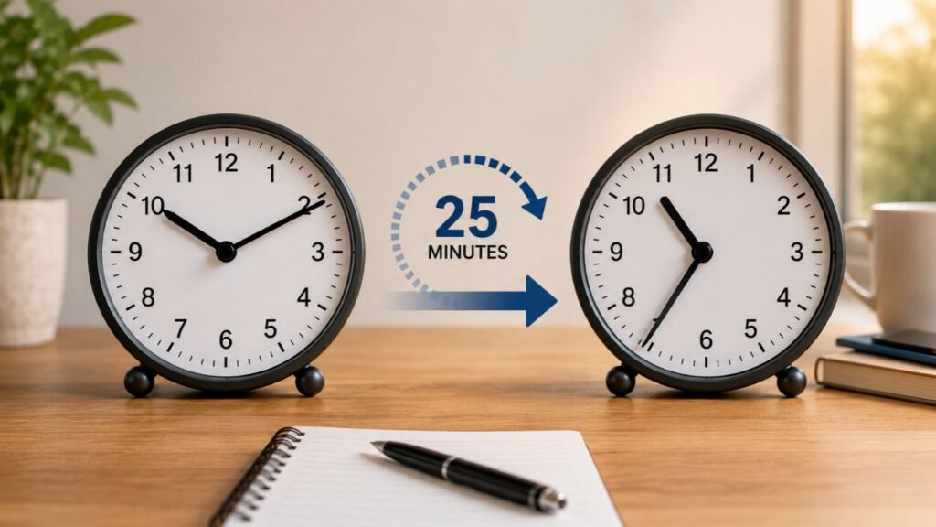 what-time-is-25-minutes-from-now