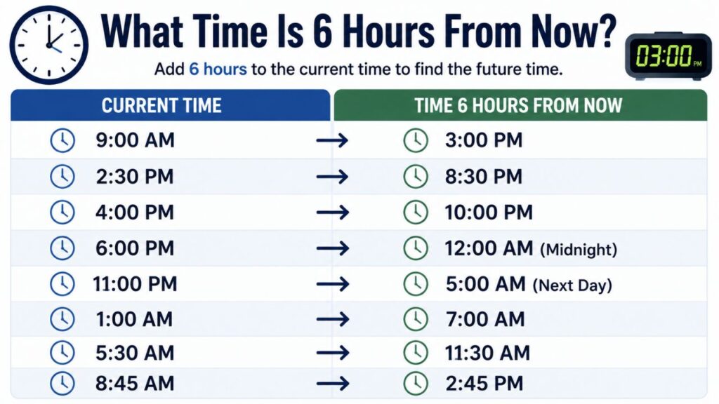what-time-is-6-hours-from-now